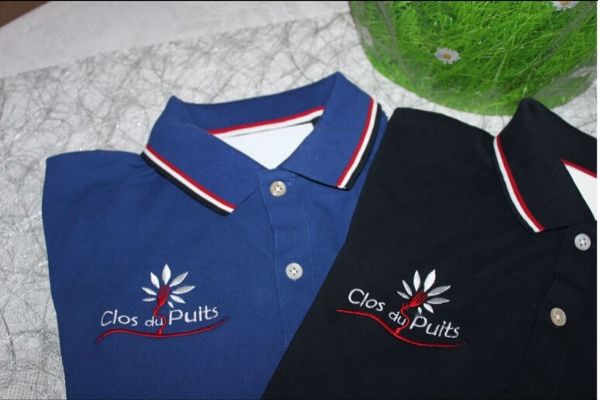 BROD Art-broderie sur mesure -broderie sur textile- polo-le clos du puits