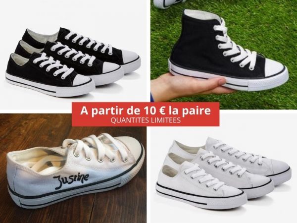 BROD ART - Baskets brodées - A partir de 10 € la paire