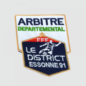 Brod art - vetement brodé personnalisé - sport association - écusson arbitre 54