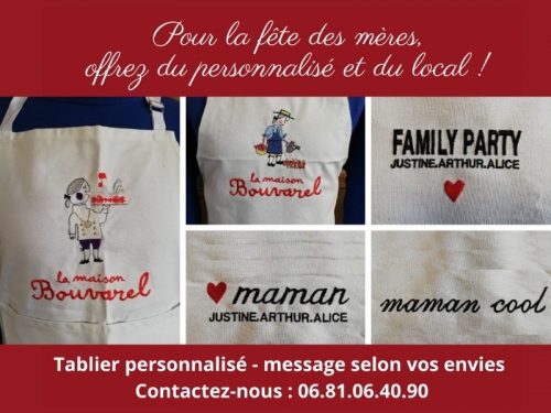 Spécial fête des mères | Offrez un tablier personnalisé | Brod’Art
