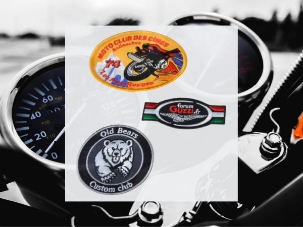 BROD ART - exemples de patch dorsal biker personnalisé