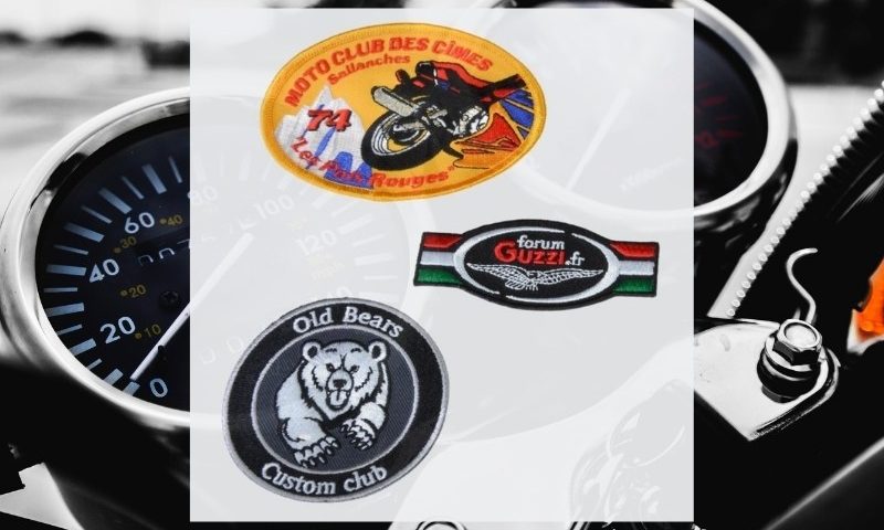 BROD ART - exemples de patch dorsal biker personnalisé