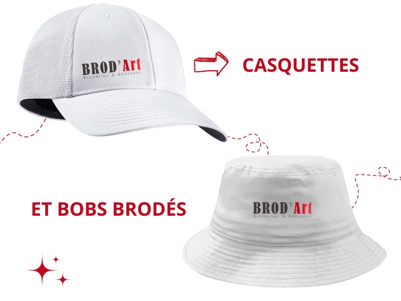 casquette personnalisée brodée-casquette brodée personnalisée-bob personnalisé brodé-Brod'art